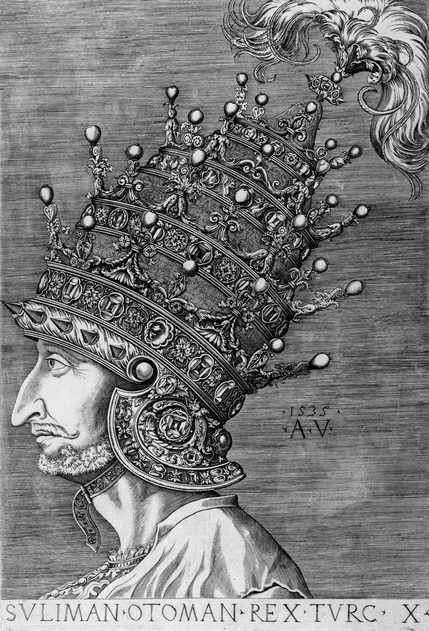 Suleiman the Magnificent (1494-1566) by Agostino Musi
