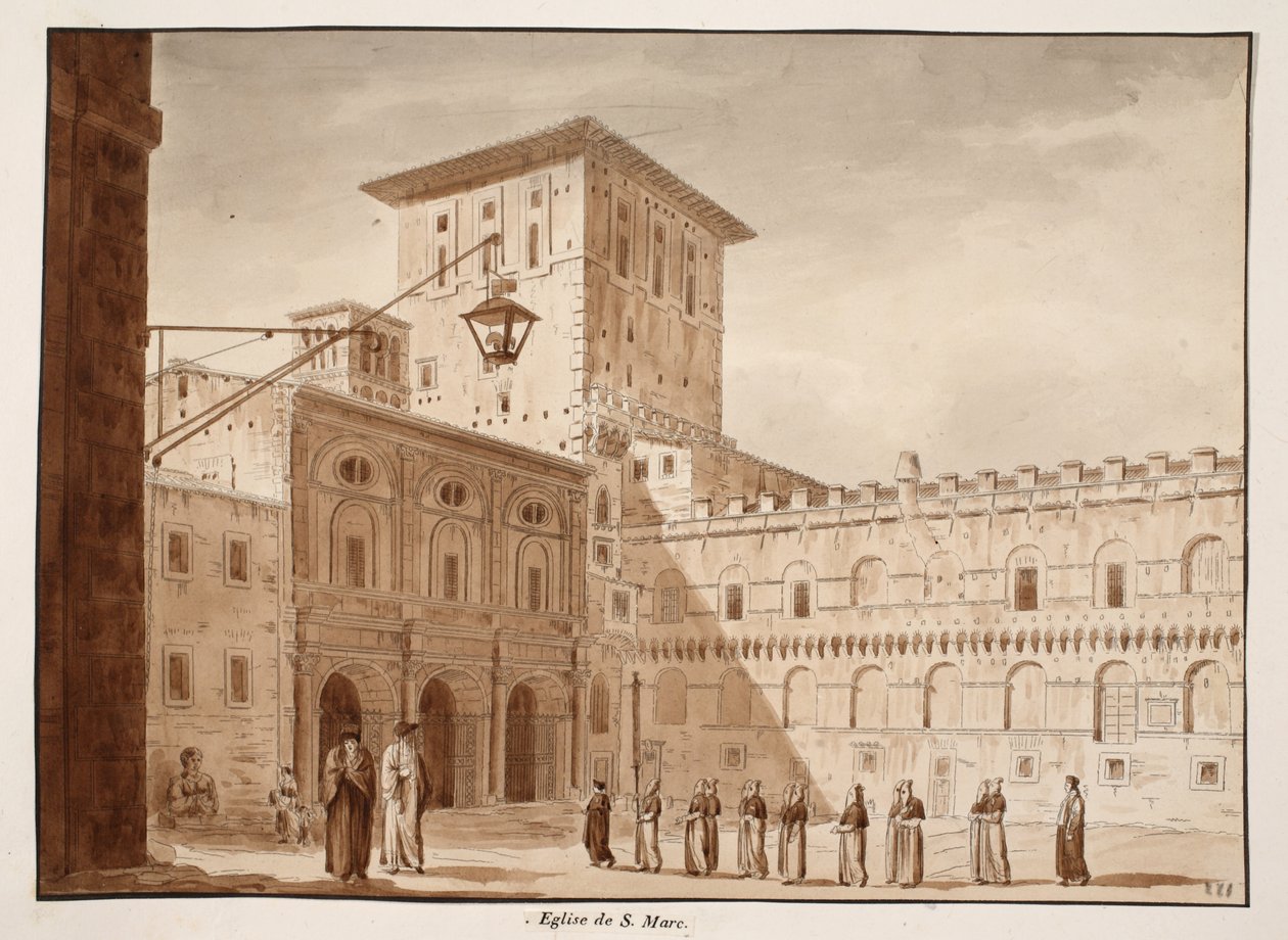 The Church of San Marco by Agostino Tofanelli