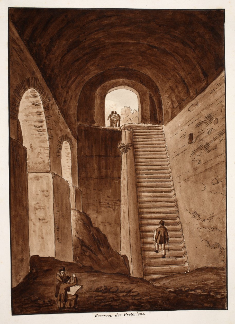 The Praetorian Reservoir, 1833 by Agostino Tofanelli