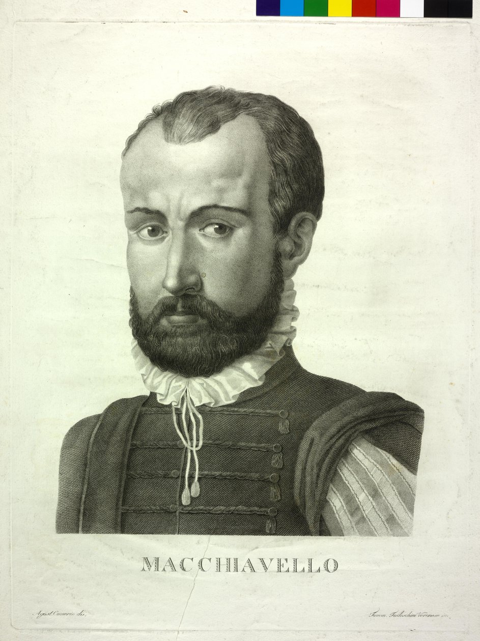 Niccolo Machiavelli by Agostino Comerio