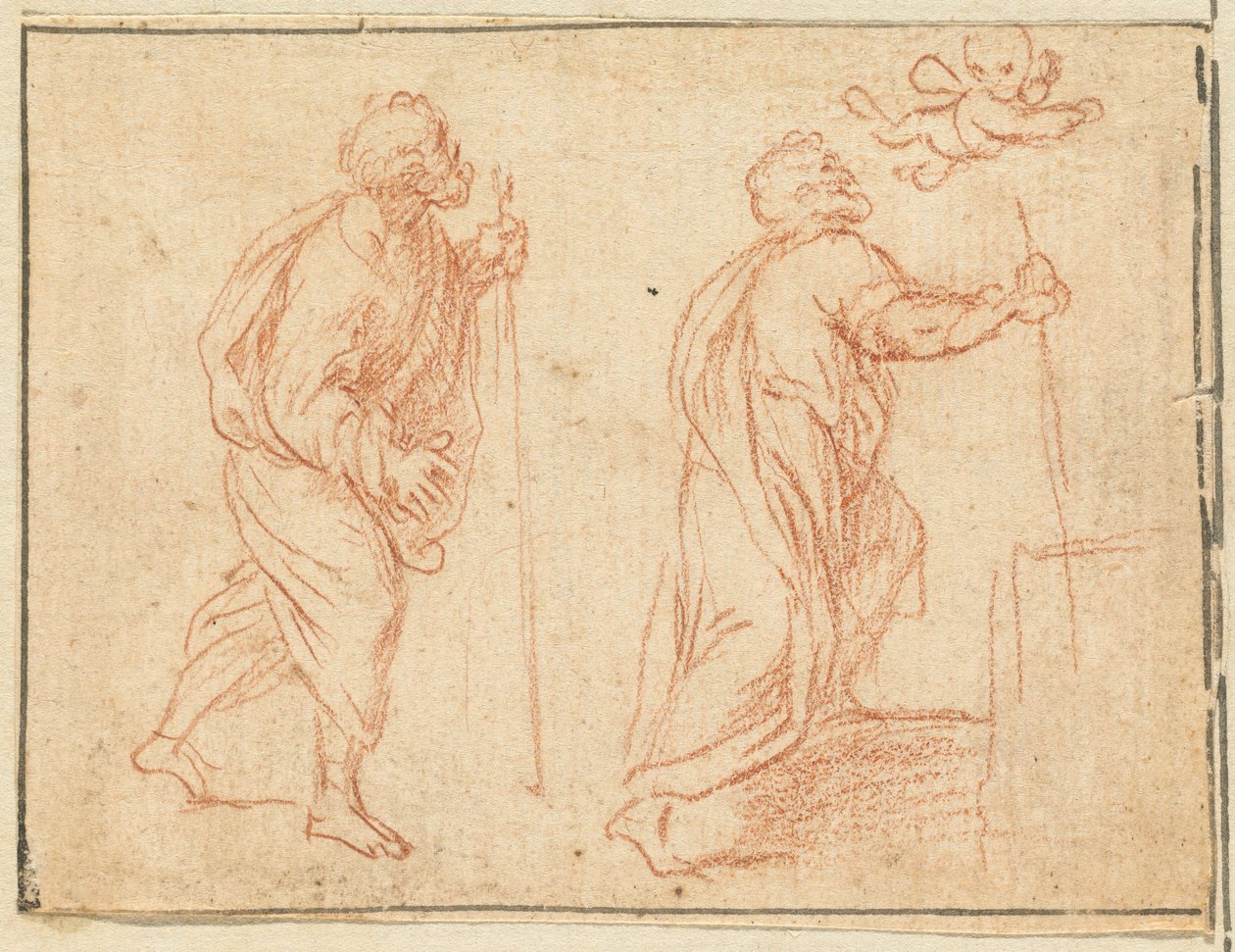 An Apostle Guided by an Angel by Agostino Masucci