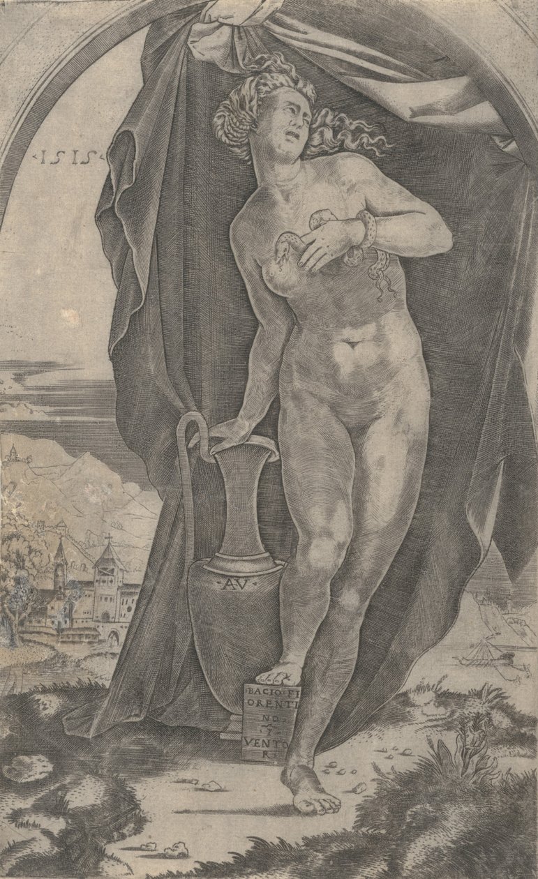 Cleopatra by Agostino Veneziano