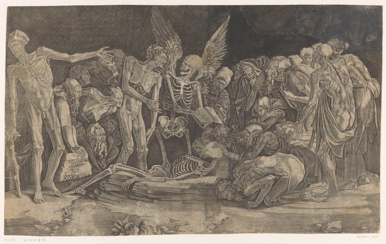 Skeletons by Agostino Veneziano