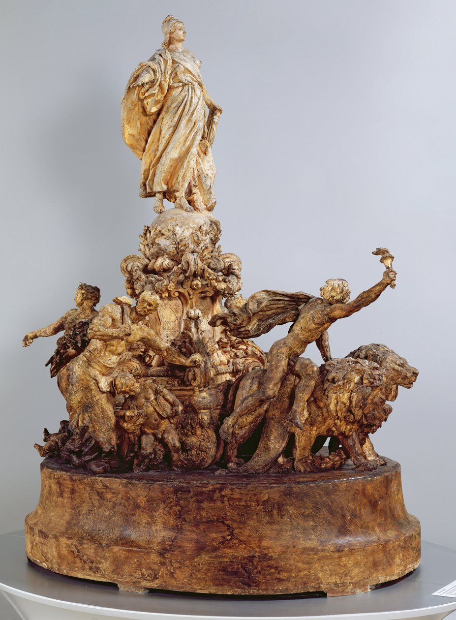 Study for The Triumph of the Republic (plaster) by Aime Jules Dalou