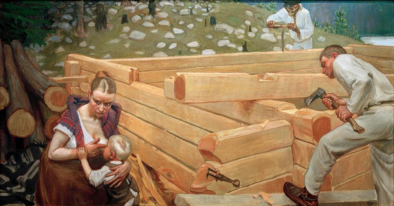 Building by Akseli Valdemar Gallen Kallela