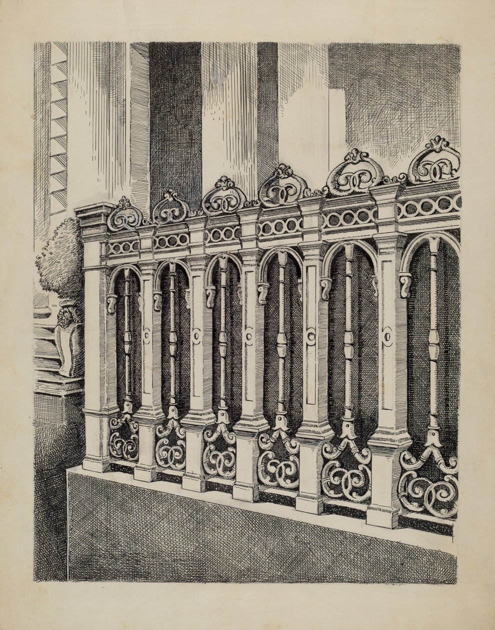 Cast Iron Fence by Al Curry