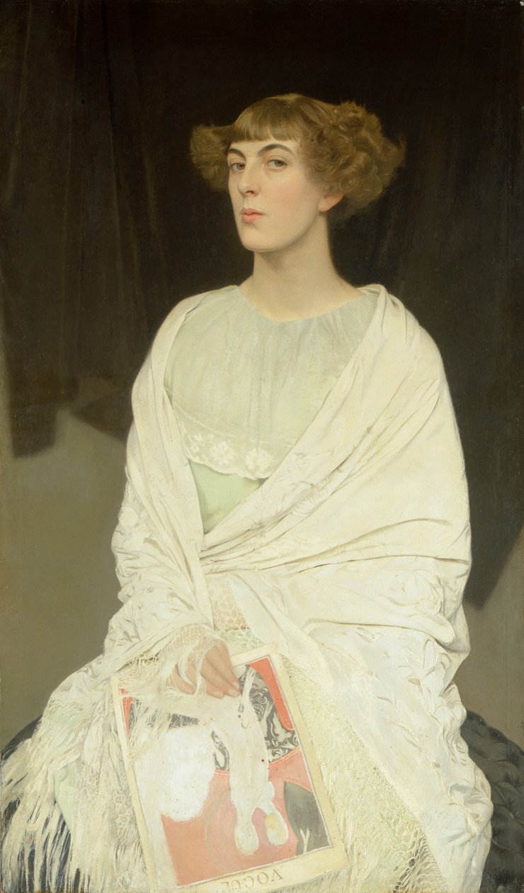 Isabella Holding Vogue, 1928 by Alan Beeton