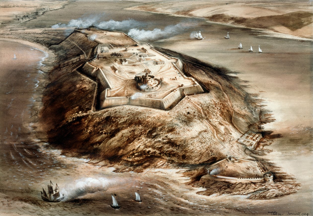 Pendennis Castle by Alan Ernest Sorrell