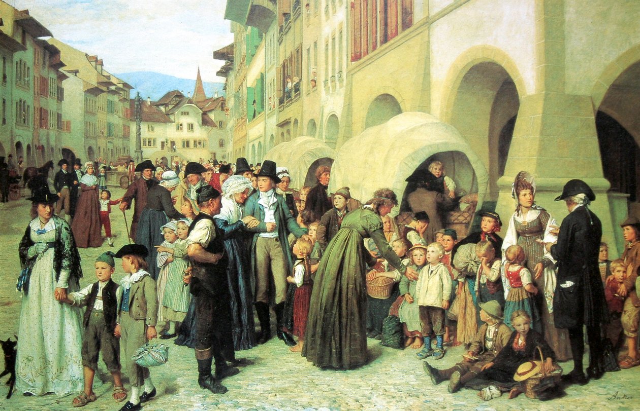 Country Children by Albert Anker