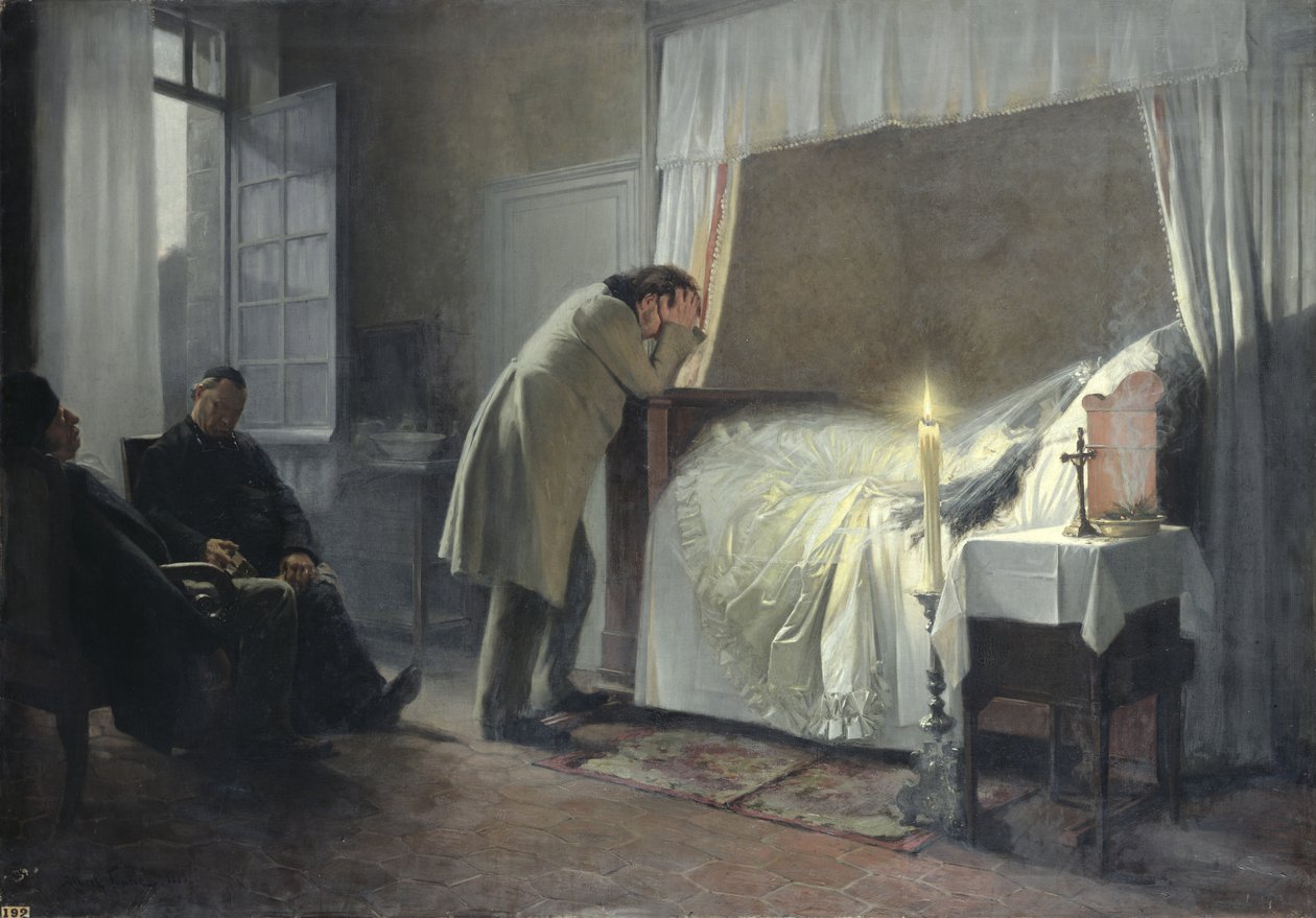 The Death Bed of Madame Bovary by Albert Auguste Fourie