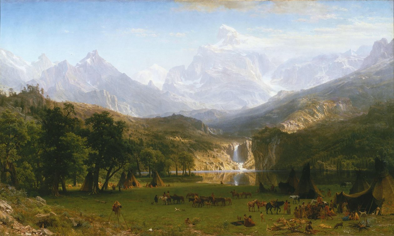 Landers Peak by Albert Bierstadt