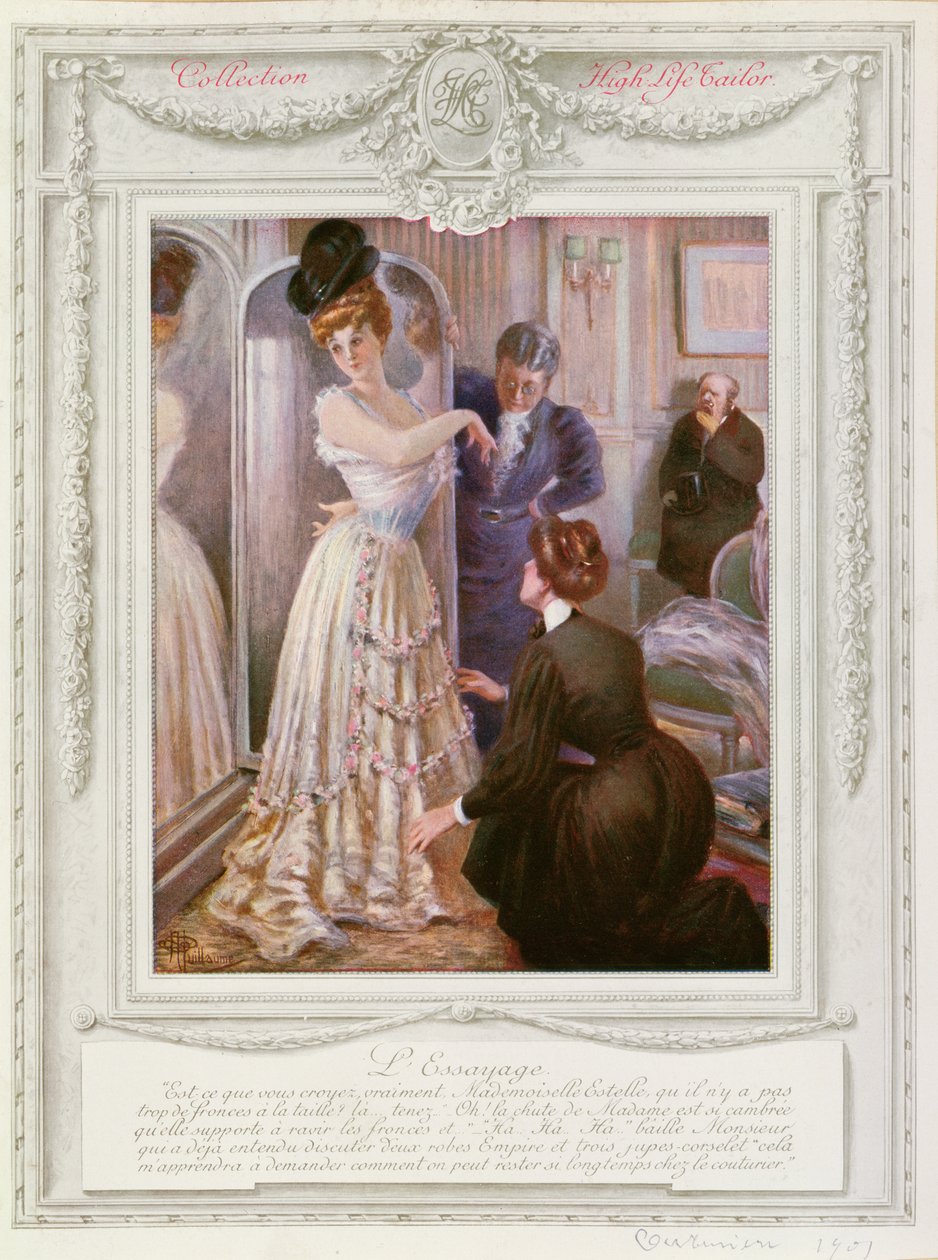 The Dressmaker by Albert Guillaume
