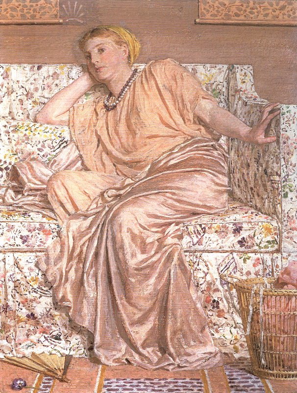 Pansies by Albert Joseph Moore