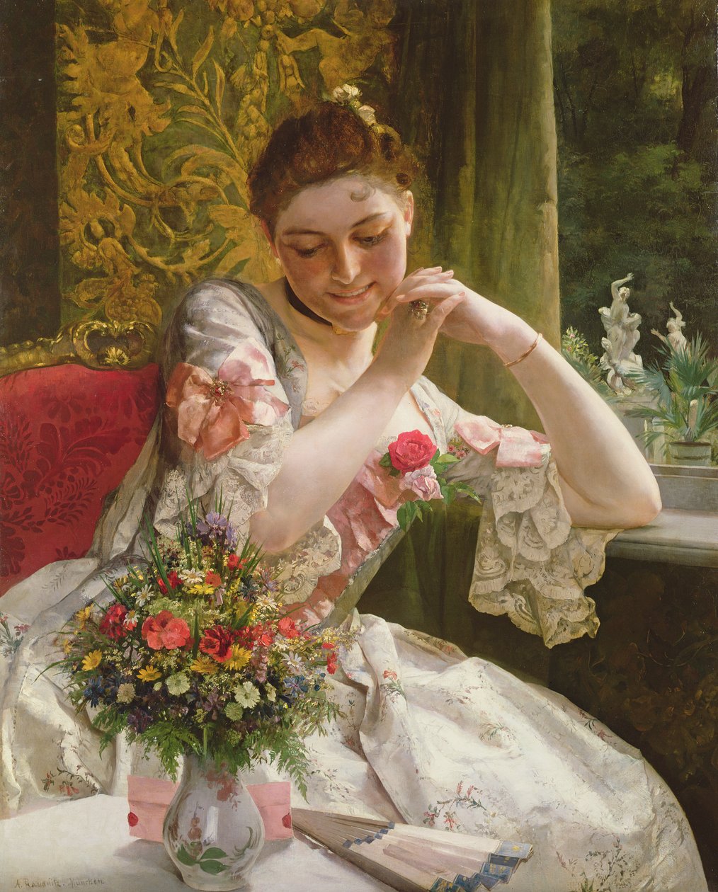 The Bouquet by Albert Raudnitz