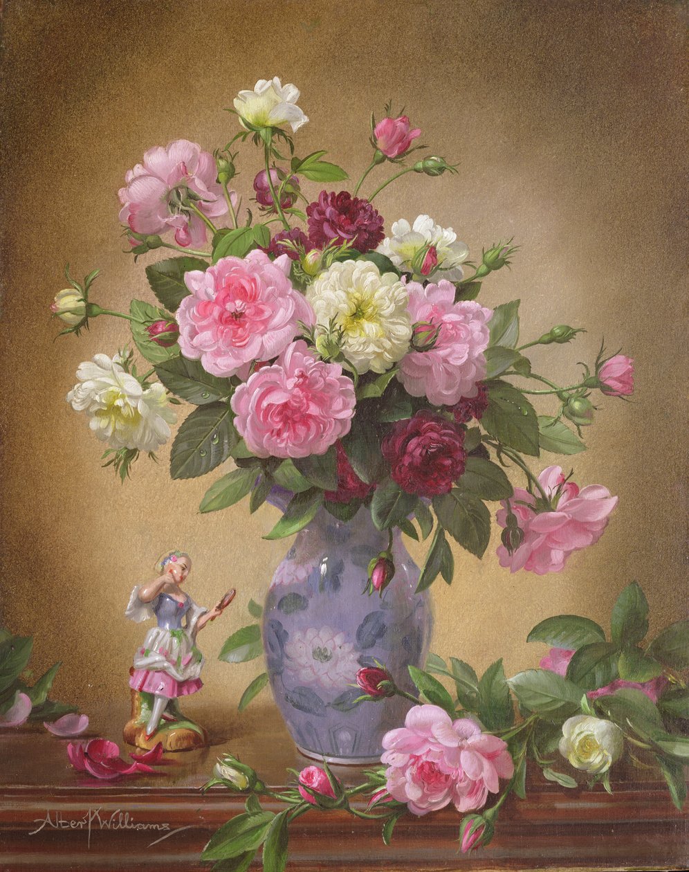 Romantic Roses of Yesteryear by Albert Williams