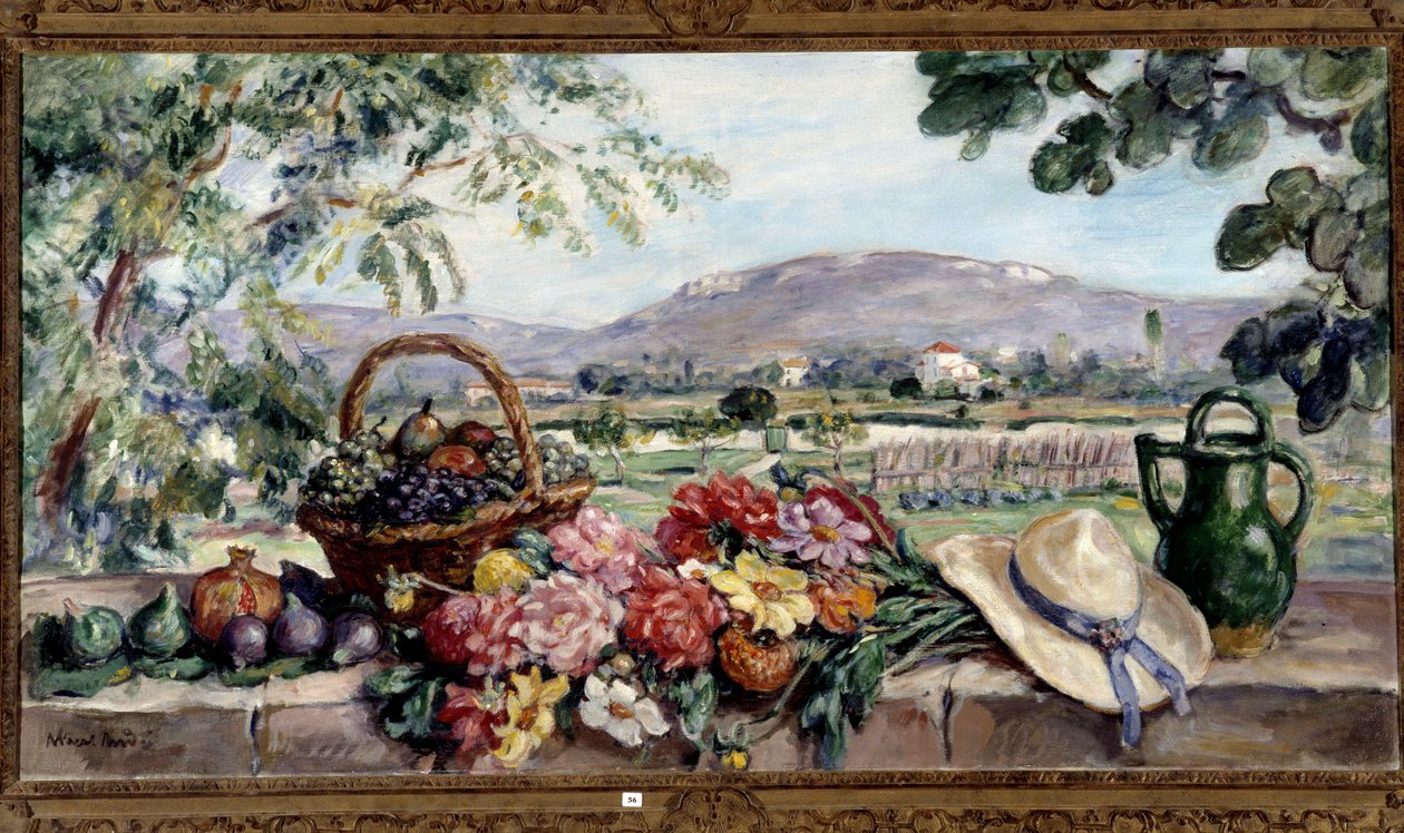 Composition with Flowers and Fruits by Albert Andre