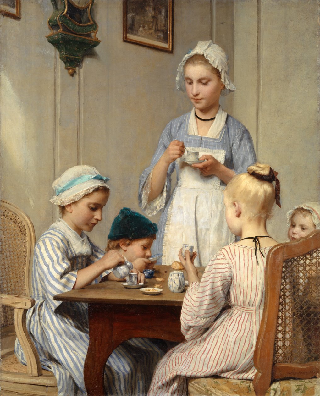 Children at Breakfast by Albert Anker