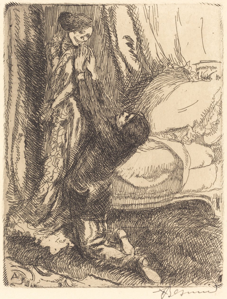 Coquette by Albert Besnard