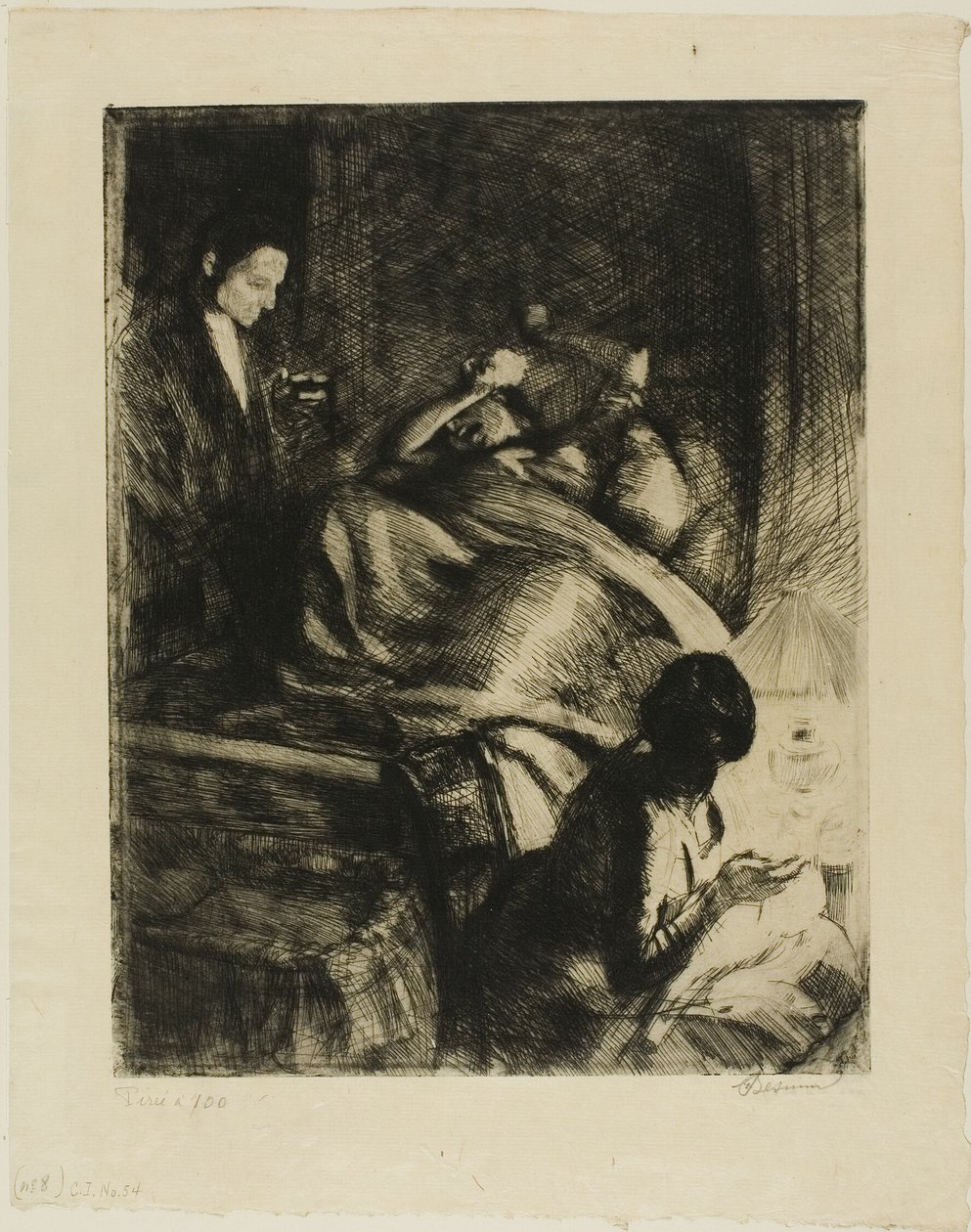 Delivery, plate three from Woman by Albert Besnard