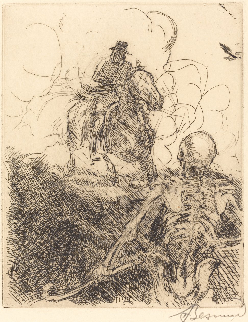 The Obstacle by Albert Besnard