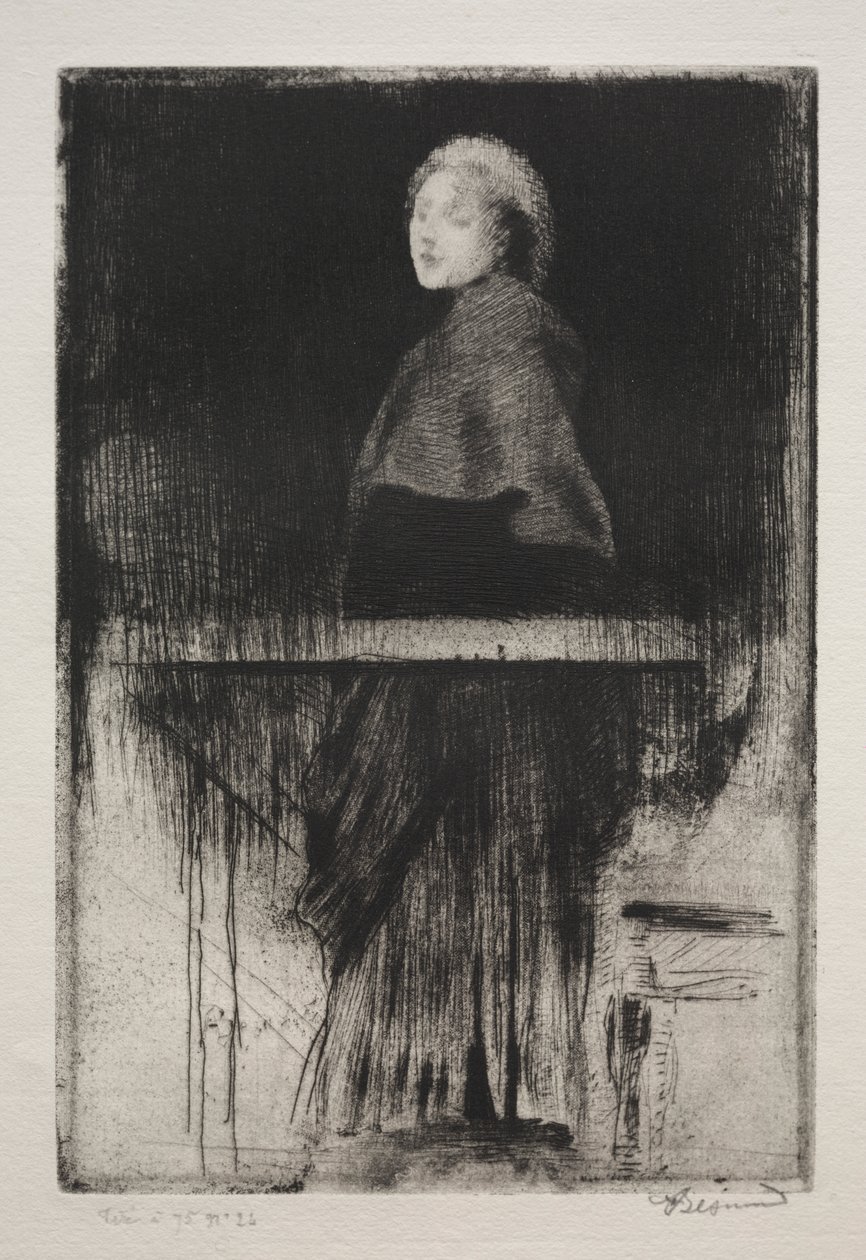 Woman with a Cape by Albert Besnard