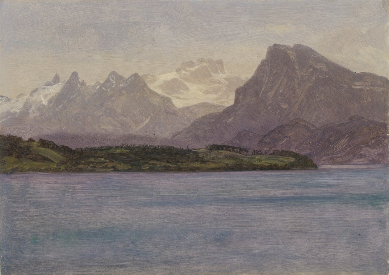 Alaskan Coast Range by Albert Bierstadt