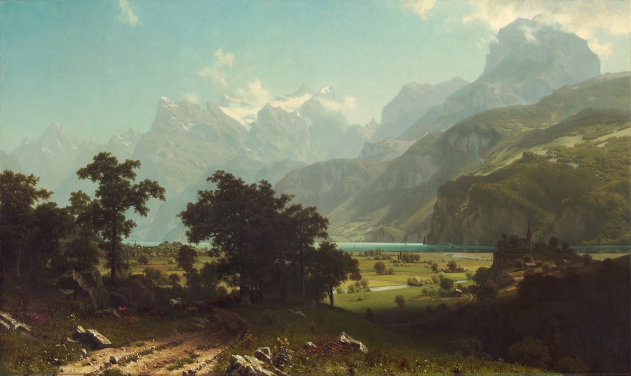 Lake Lucerne by Albert Bierstadt