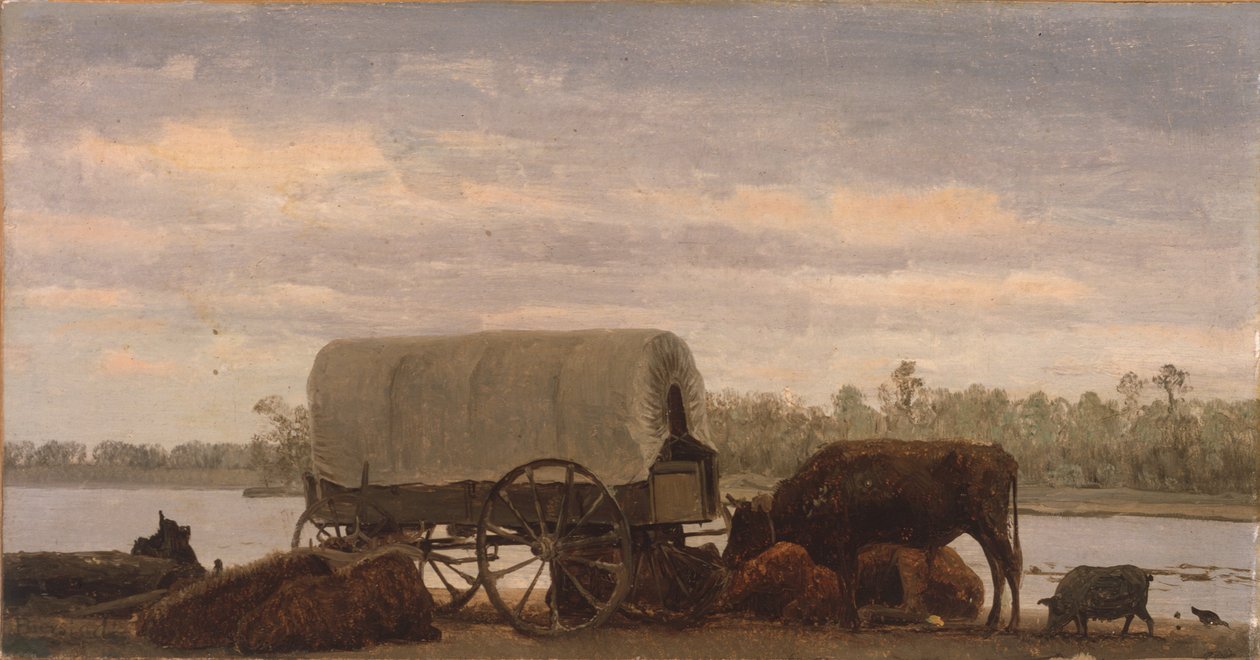 Nooning on the Platte by Albert Bierstadt