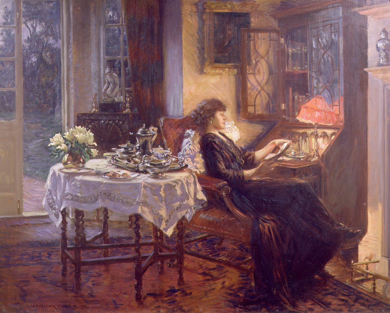 The Quiet Hour by Albert Chevallier Tayler