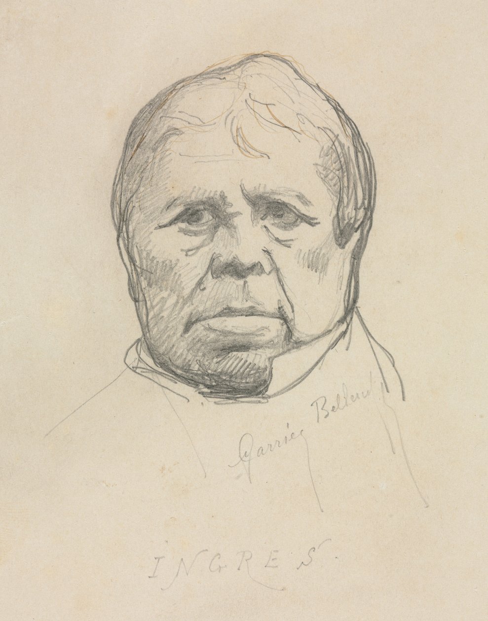 Portrait of Ingres by Albert Ernest Carrier Belleuse