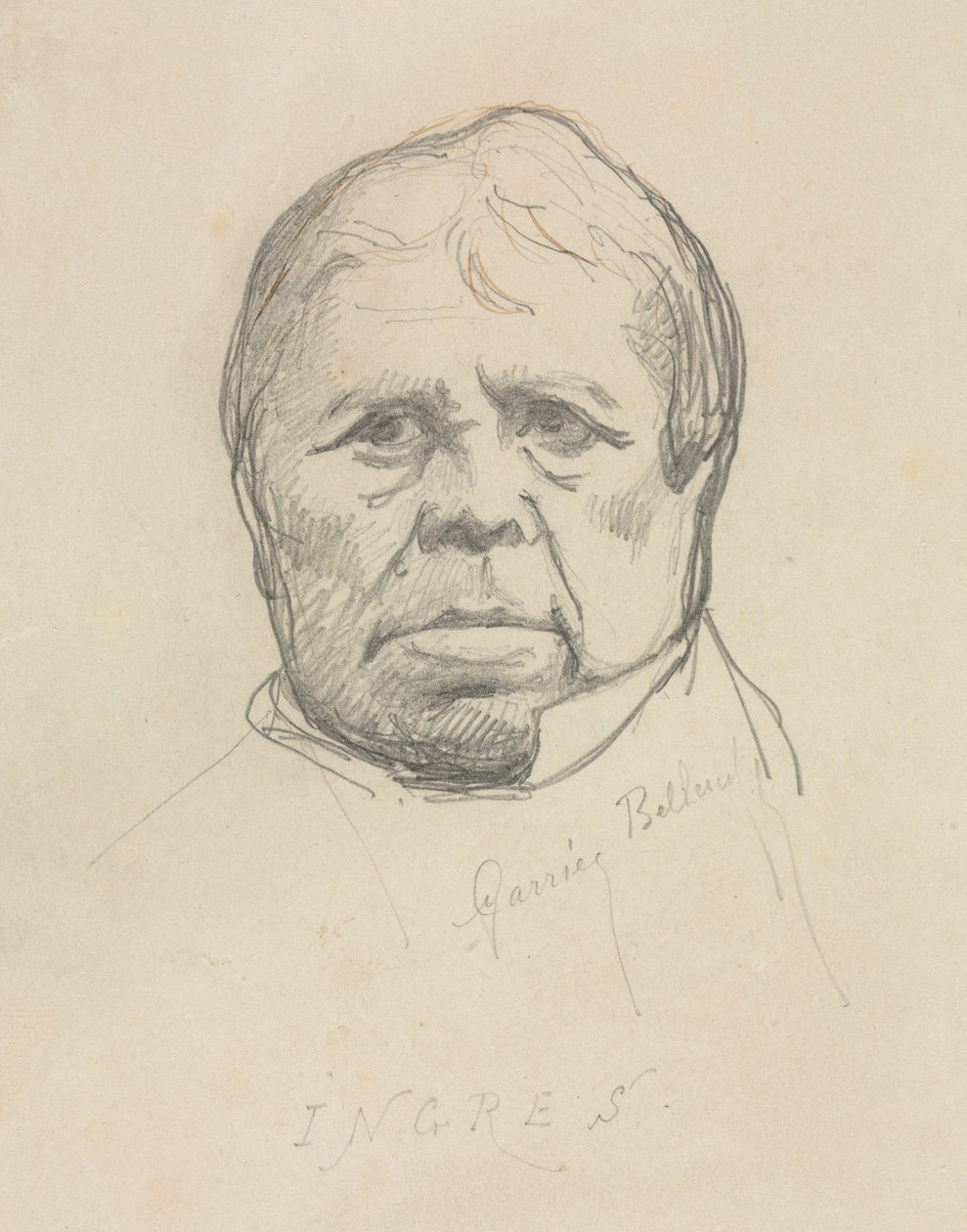 Portrait of Ingres by Albert Ernest Carrier Belleuse