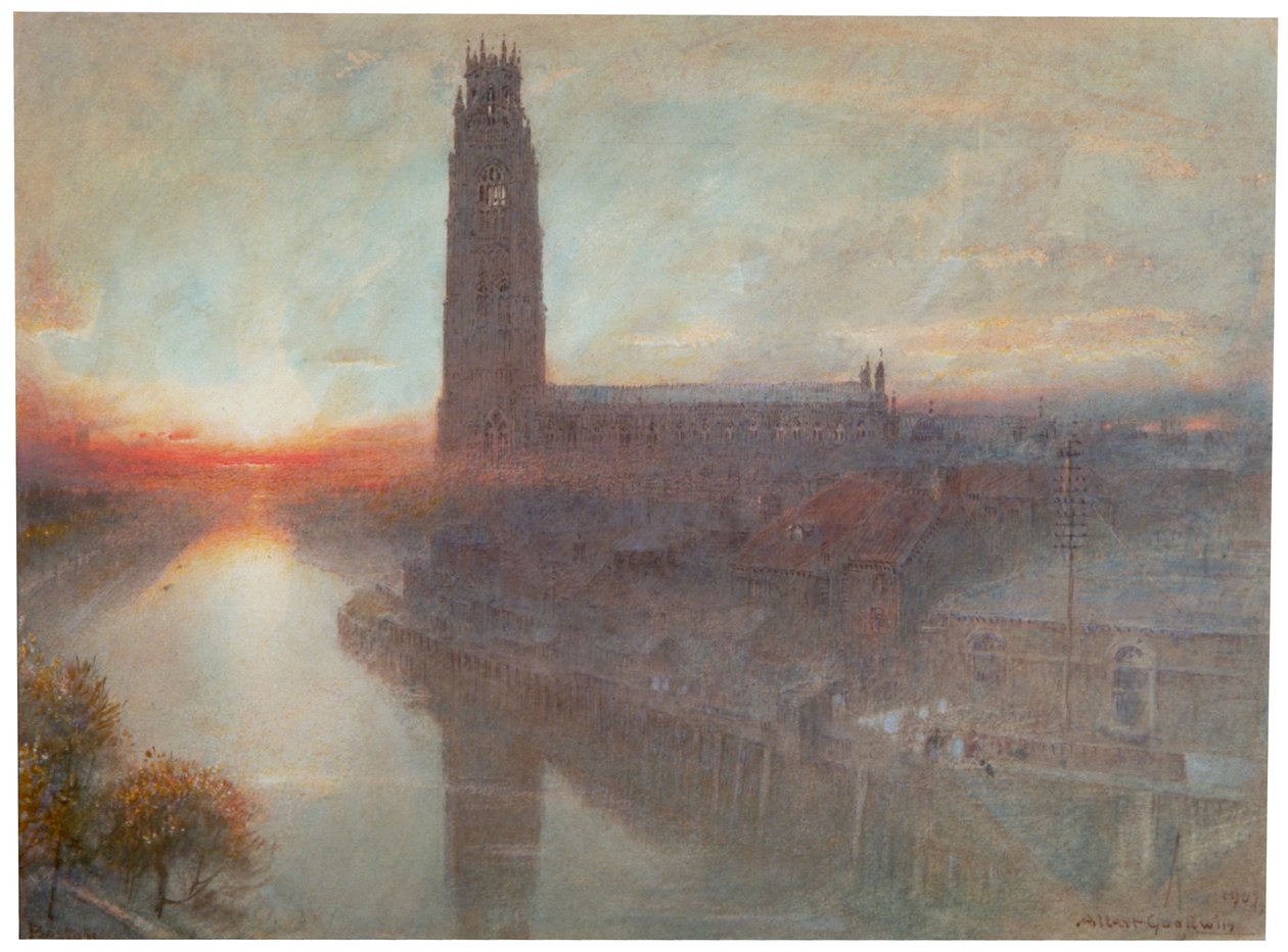 Boston by Albert Goodwin