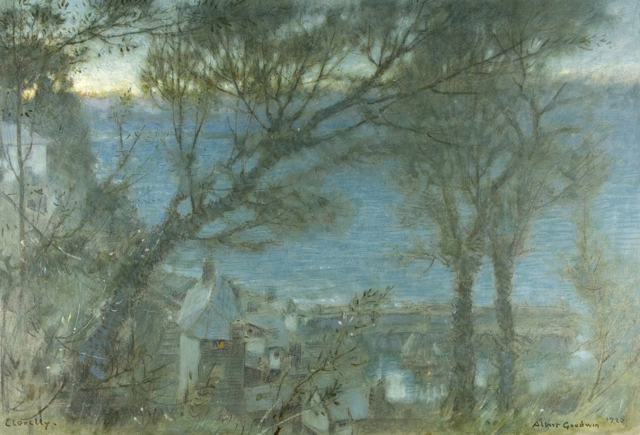 Clovelly by Albert Goodwin