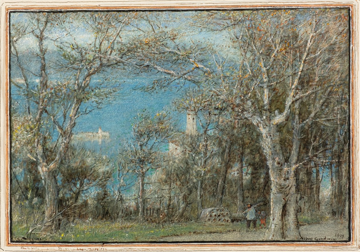Lago Maggiore by Albert Goodwin