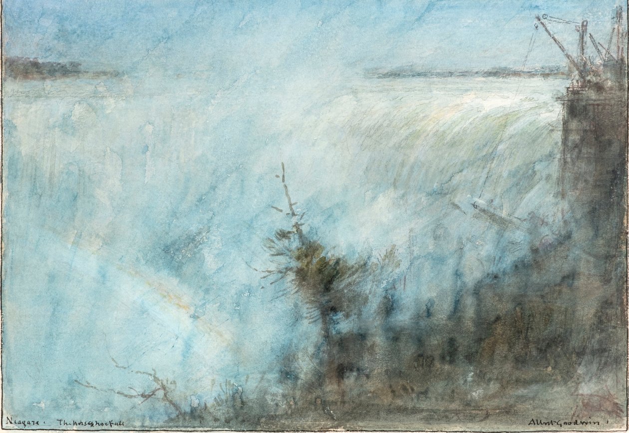 Niagara. The Horseshoe Fall by Albert Goodwin