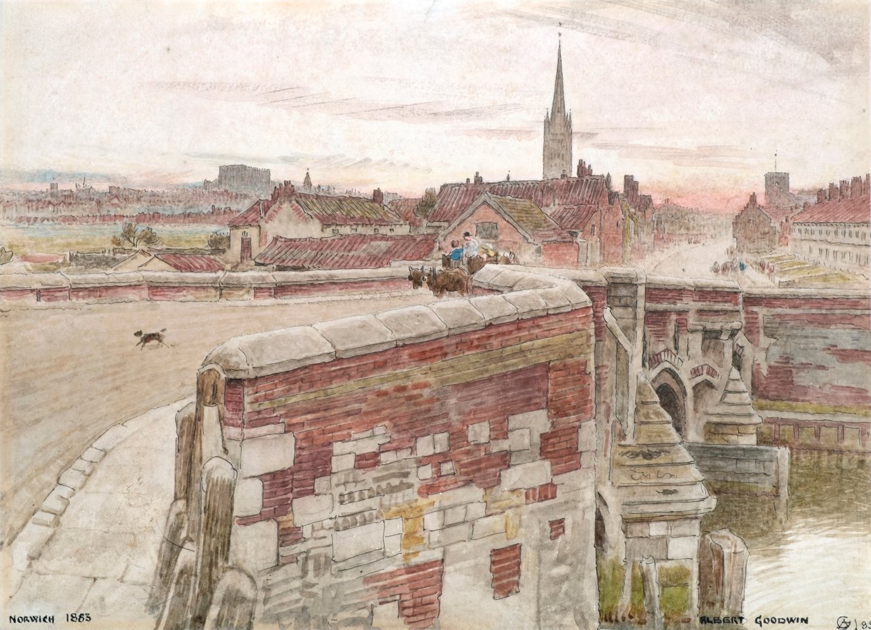 Norwich by Albert Goodwin