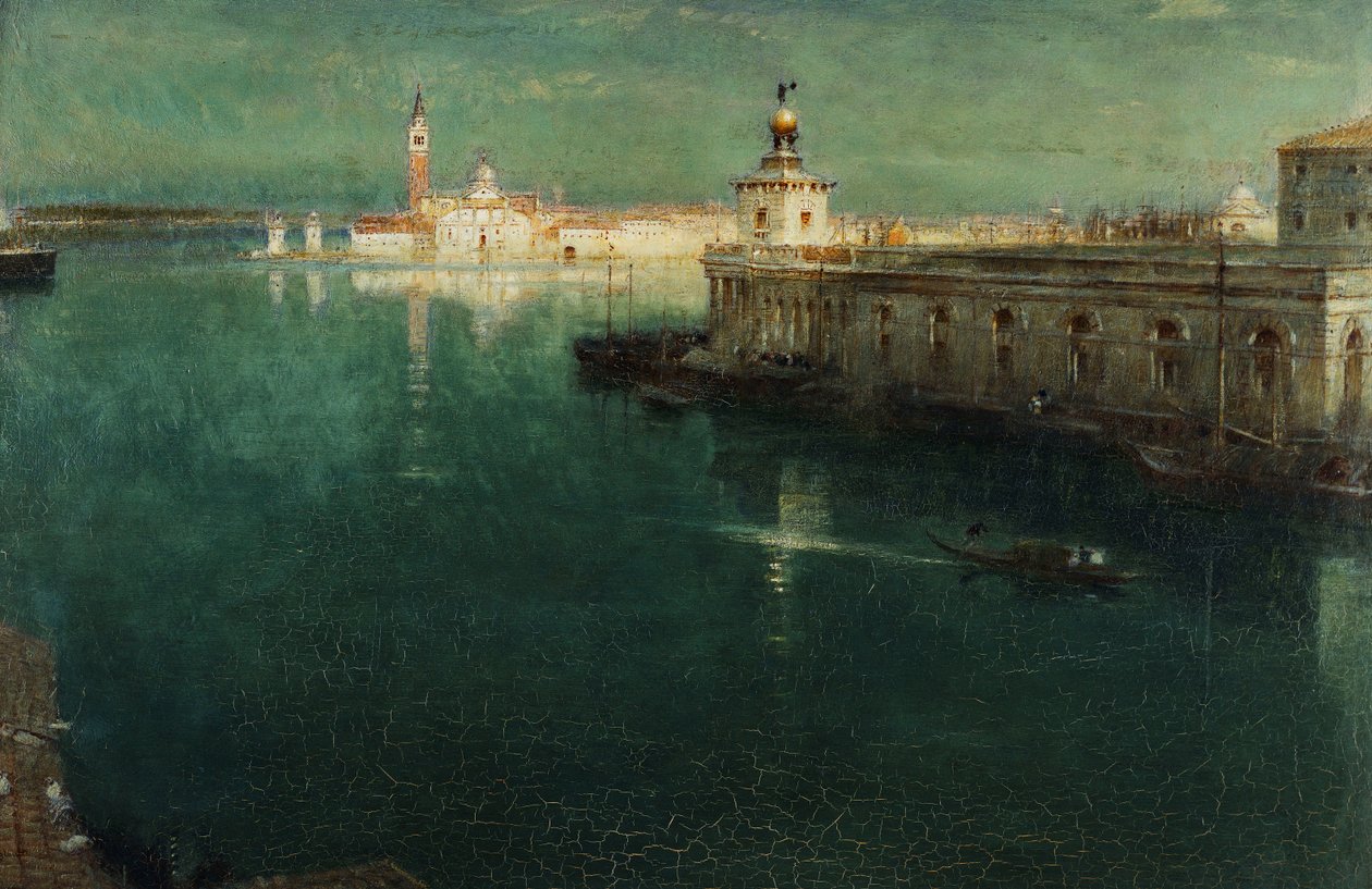 St. Giorgio from the Housetops by Albert Goodwin