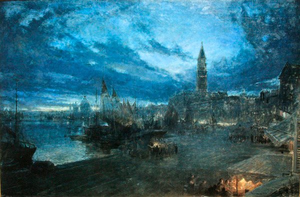 Venice from Riva Schiavoni by Albert Goodwin