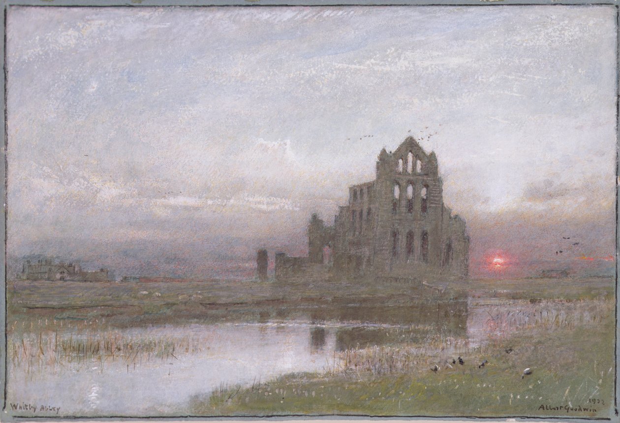 Whitby Abbey by Albert Goodwin