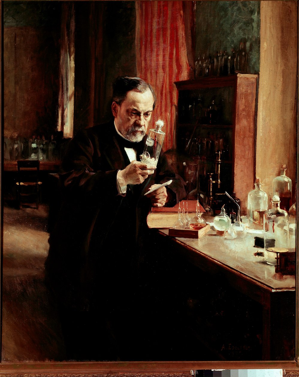 Portrait of Louis Pasteur by Albert Gustaf Aristides Edelfelt