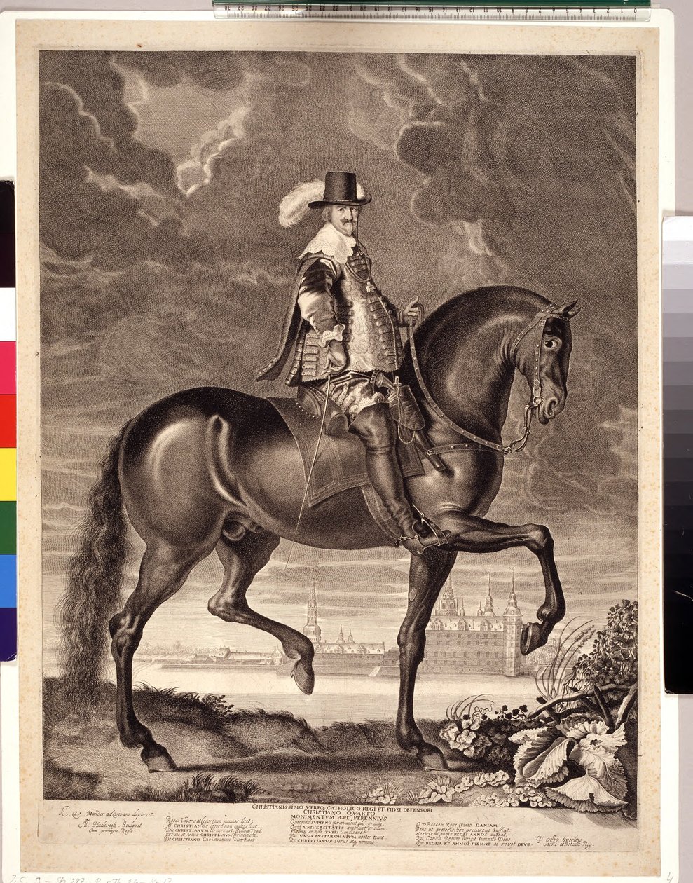 Christian IV on Horseback by Albert Haelwegh