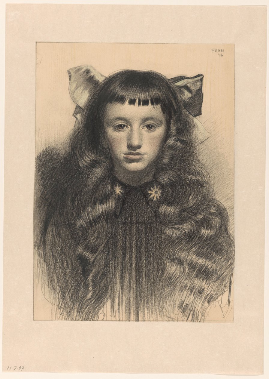 Portrait of a Girl by Albert Hahn (I)