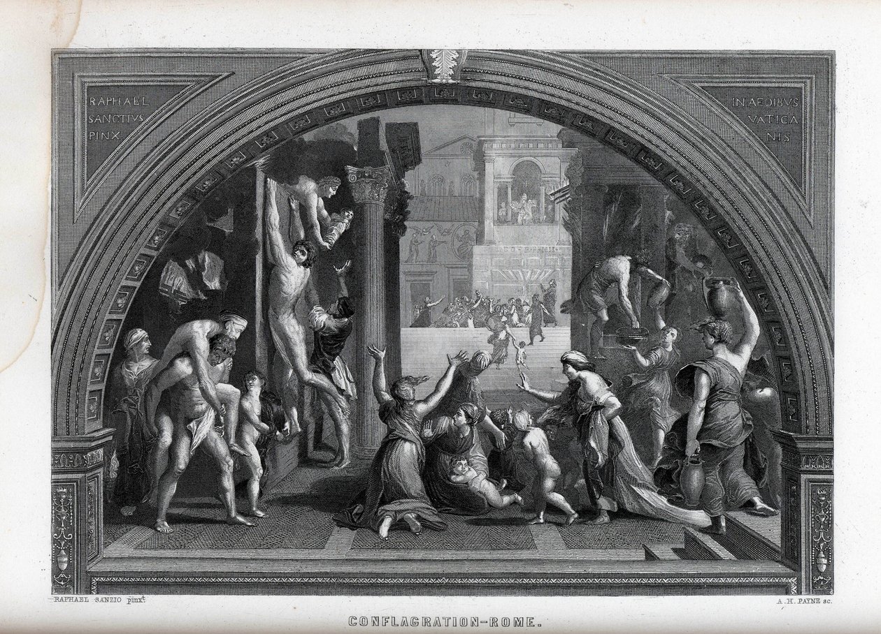 Conflagration of Rome by Albert Henry Payne