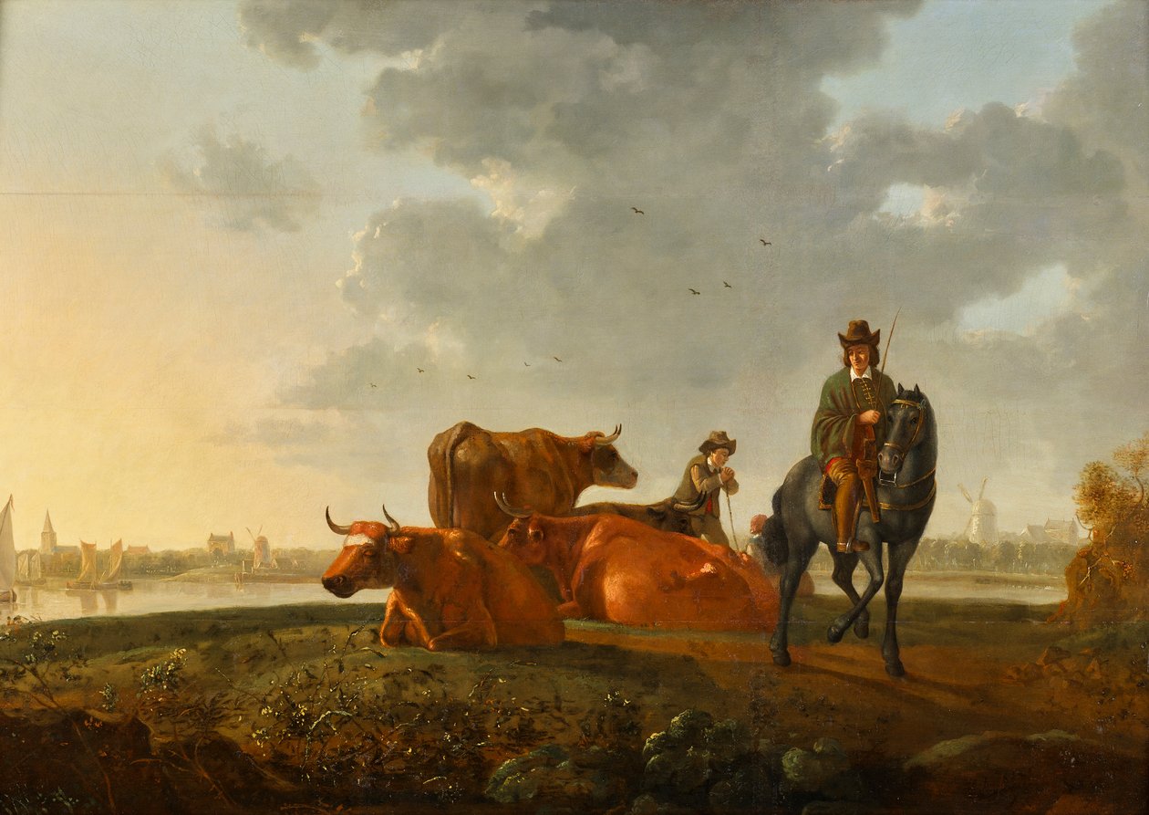 Pasture by the River by Albert Jacobsz Cuyp