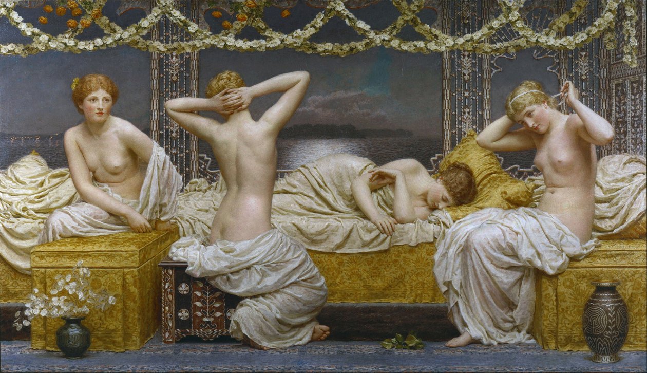 A Summer Night by Albert Joseph Moore