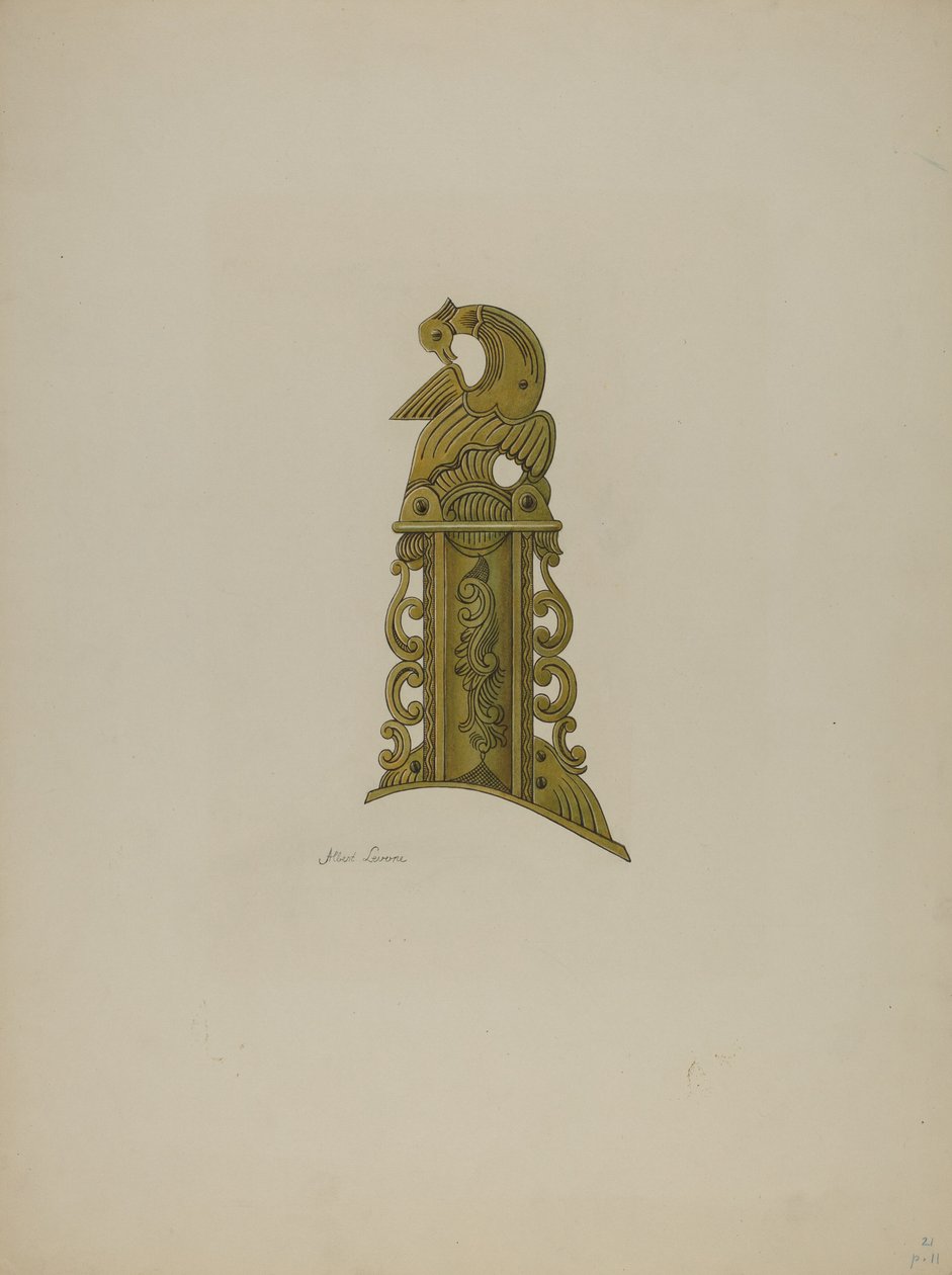 Pa. German Patch Box by Albert Levone