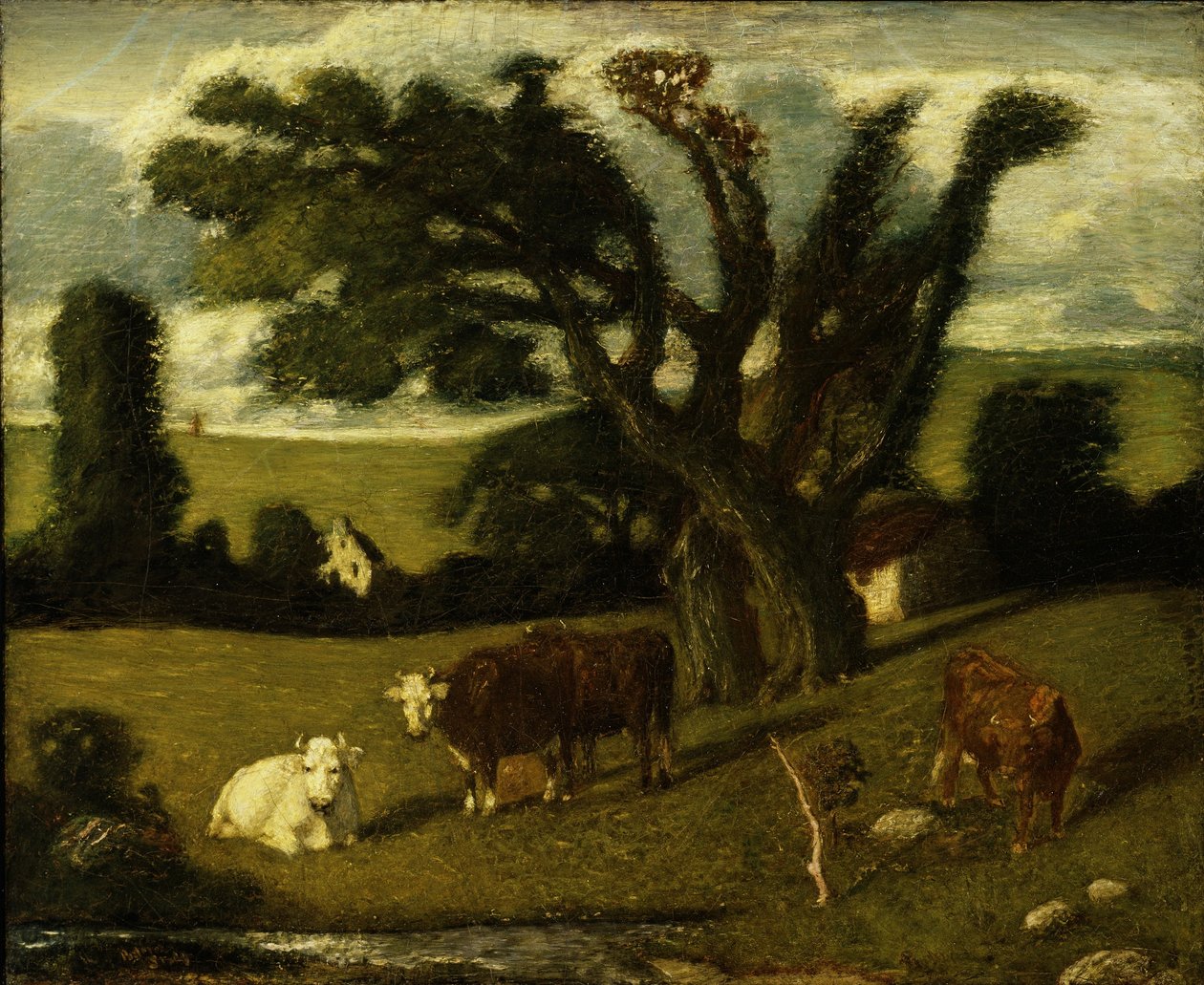 Pastoral Study by Albert Pinkham Ryder