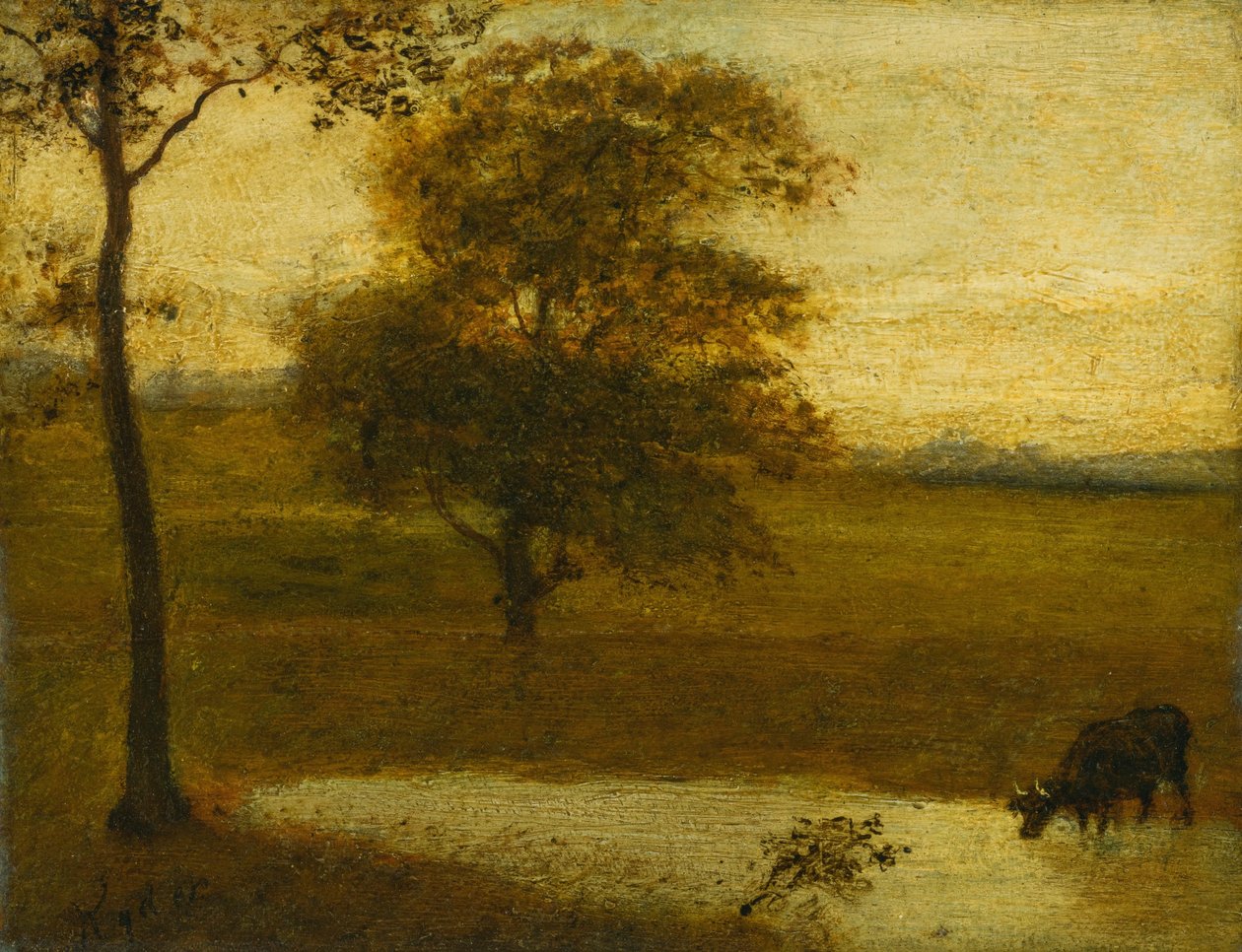 The Watering Place by Albert Pinkham Ryder
