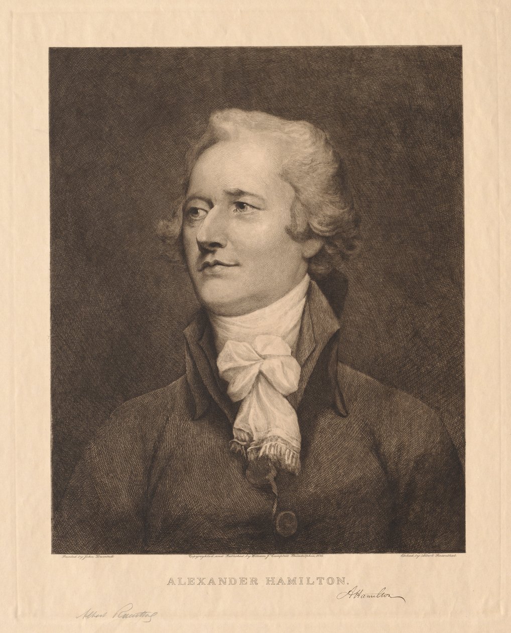 Alexander Hamilton by Albert Rosenthal