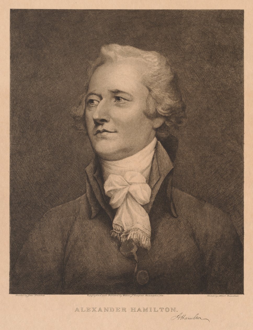 Alexander Hamilton by Albert Rosenthal
